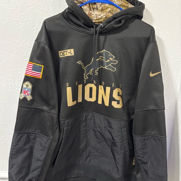 Detroit Lions salute service hoodie - Picture 1 of 1